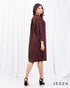 Polka Dot Print Polyester Dress 66581